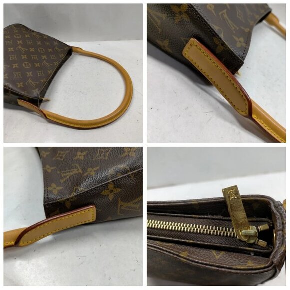 Louis Vuitton LV Shoulder Bag Looping MM Brown Monogram 900-082125 - Picture 7 of 13